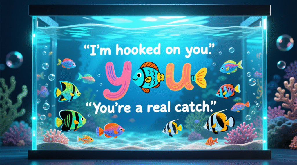 unique-fish-puns-behind-the-glass