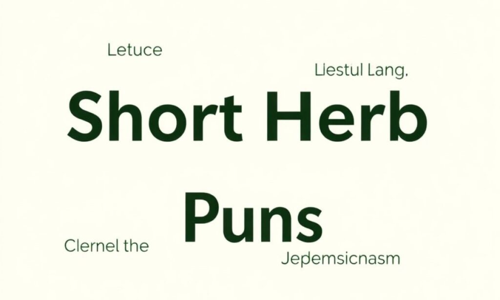short-herb-puns
